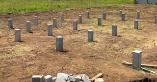 Фундамент на забивных жб сваях под ключ в Благовещенске - фундамент из забивных железобетонных свай цена от 3212 руб/м2