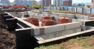 Фундаменты промышленных зданий в Благовещенске цена от 25270 руб. -  заказать строительство фундамента промздания под стальные колонны